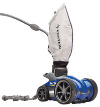 racer pressure fed robotic swimming pool cleaner for the dallas fort worth Texas area